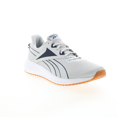 Reebok Lite Plus 3.0 H00897 Mens Gray Canvas Lace Up Athletic Running Shoes