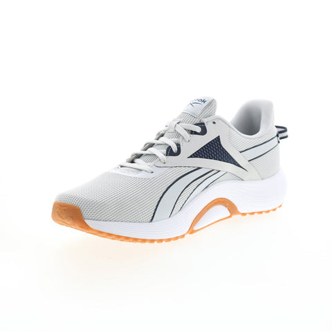 Reebok Lite Plus 3.0 H00897 Mens Gray Canvas Lace Up Athletic Running Shoes
