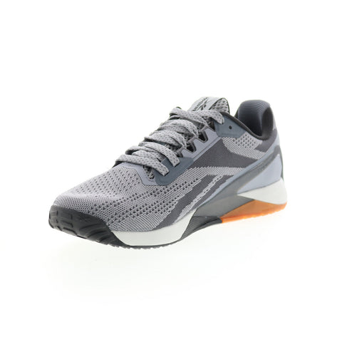 Reebok Nano X1 H02830 Mens Gray Canvas Athletic Cross Training Shoes