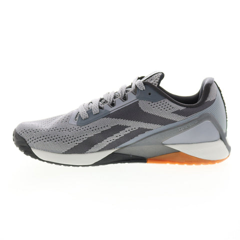 Reebok Nano X1 H02830 Mens Gray Canvas Athletic Cross Training Shoes