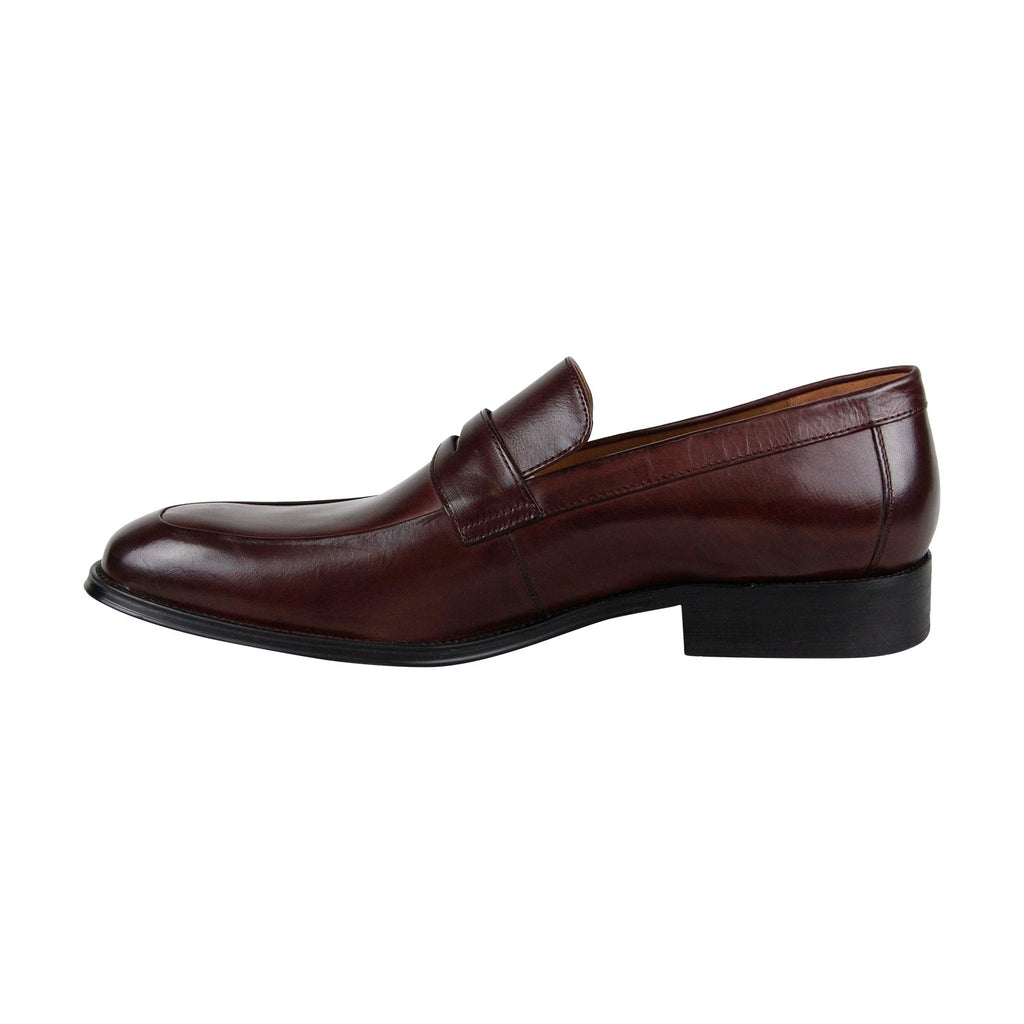New Steve Madden Men\'s Hoffman Tan Leather Loafers, Sz. 9 Steve Madden Hoffman Mens Tan Brown Leather Slip On Penny  main image 3