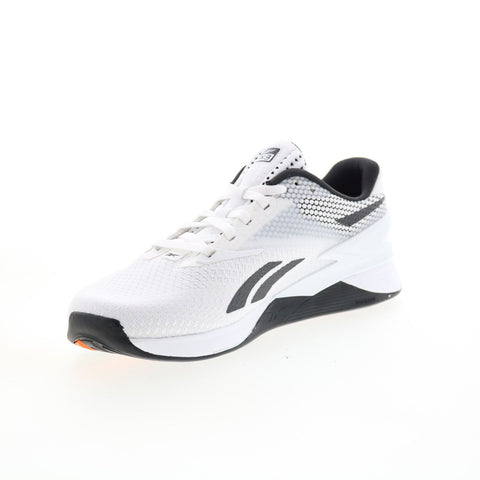 Reebok Nano X3 HP6049 Mens White Synthetic Athletic Cross Training Shoes