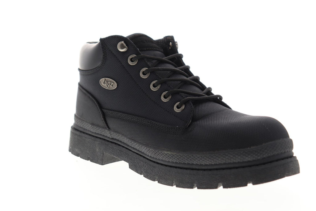 Lugz Drifter Ballistic MDRBT-001 Mens Black Canvas Lace Up Casual Dress