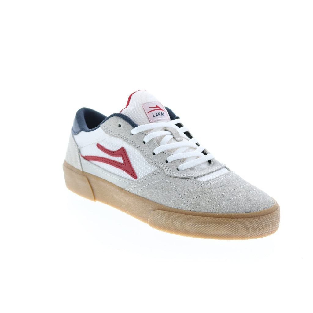 Lakai Cambridge MS1200252A00 Mens White Suede Skate Inspired