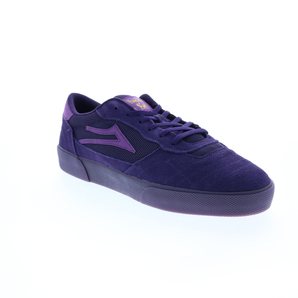 Lakai Cambridge MS4220252A00 Mens Purple Suede Skate Inspired Sneakers - Ruze Shoes