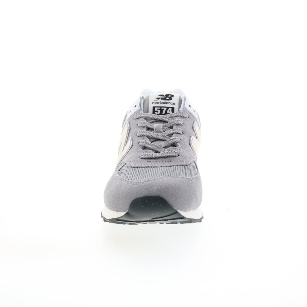 New Balance 574 U574UL2 Mens Gray Suede Lace Up Lifestyle Sneakers