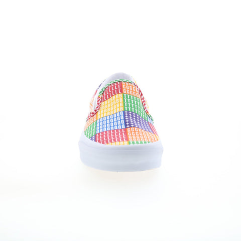 Vans Classic Slip-On VN0A33TB3WJ Mens Blue Canvas Lifestyle Sneakers Shoes