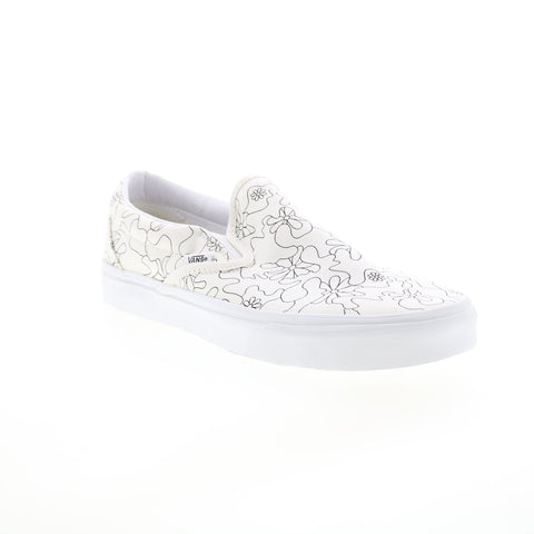 Vans Classic Slip-On VN0A33TB9HZ Mens Beige Canvas Lifestyle Sneakers Shoes