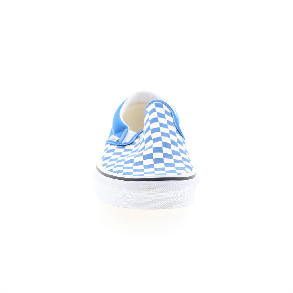 mens blue canvas slip on shoes