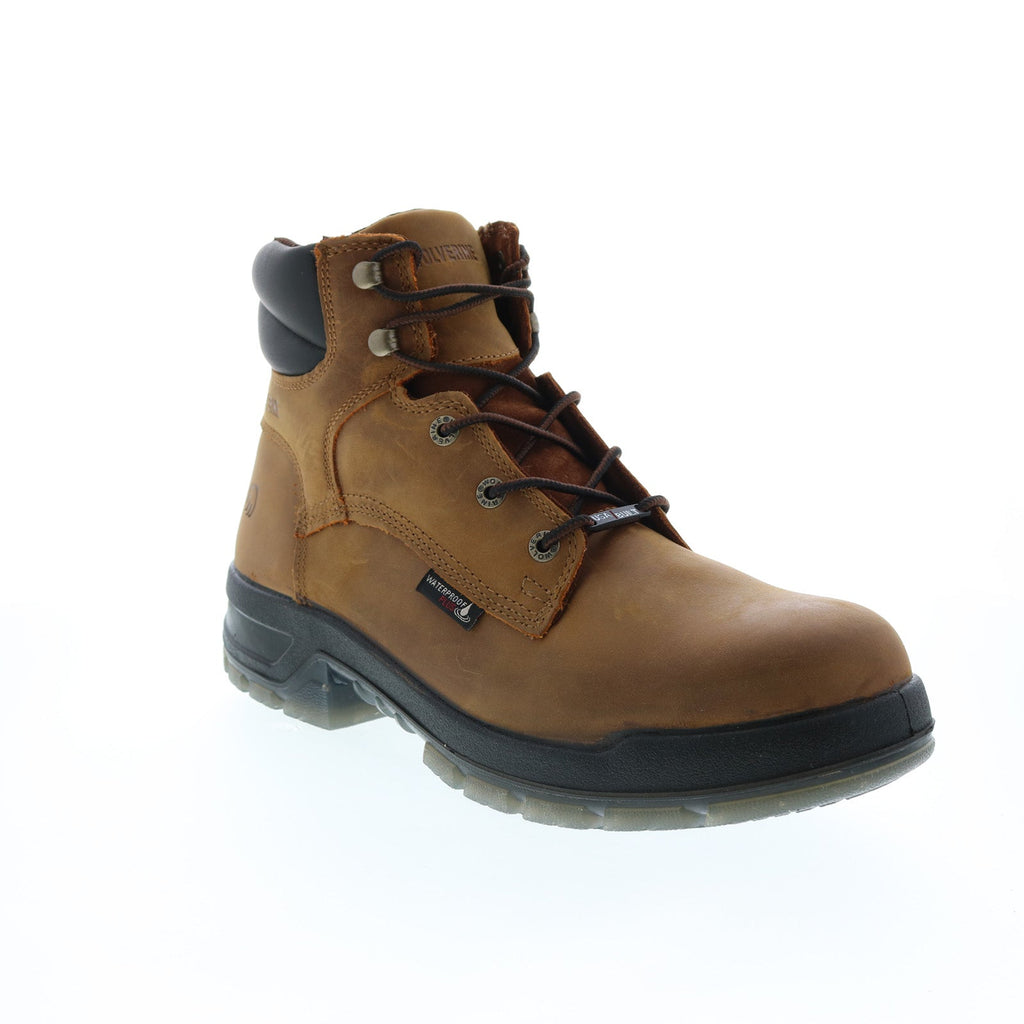Wolverine Ramparts USA DuraShocks WP CarbonMax 6" Mens Brown Work Boot