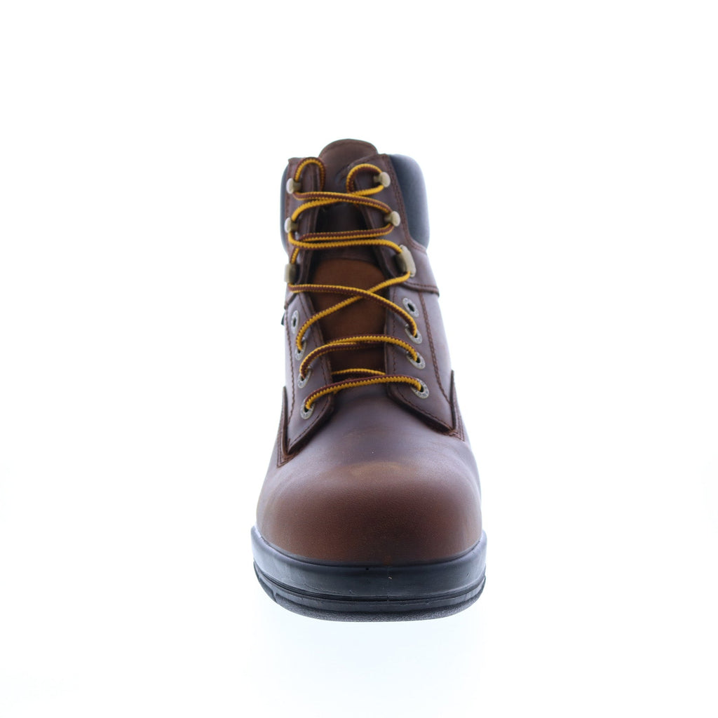 Wolverine Durashock Slip Resistant WP Steel Toe 6" Mens Brown Work Boo