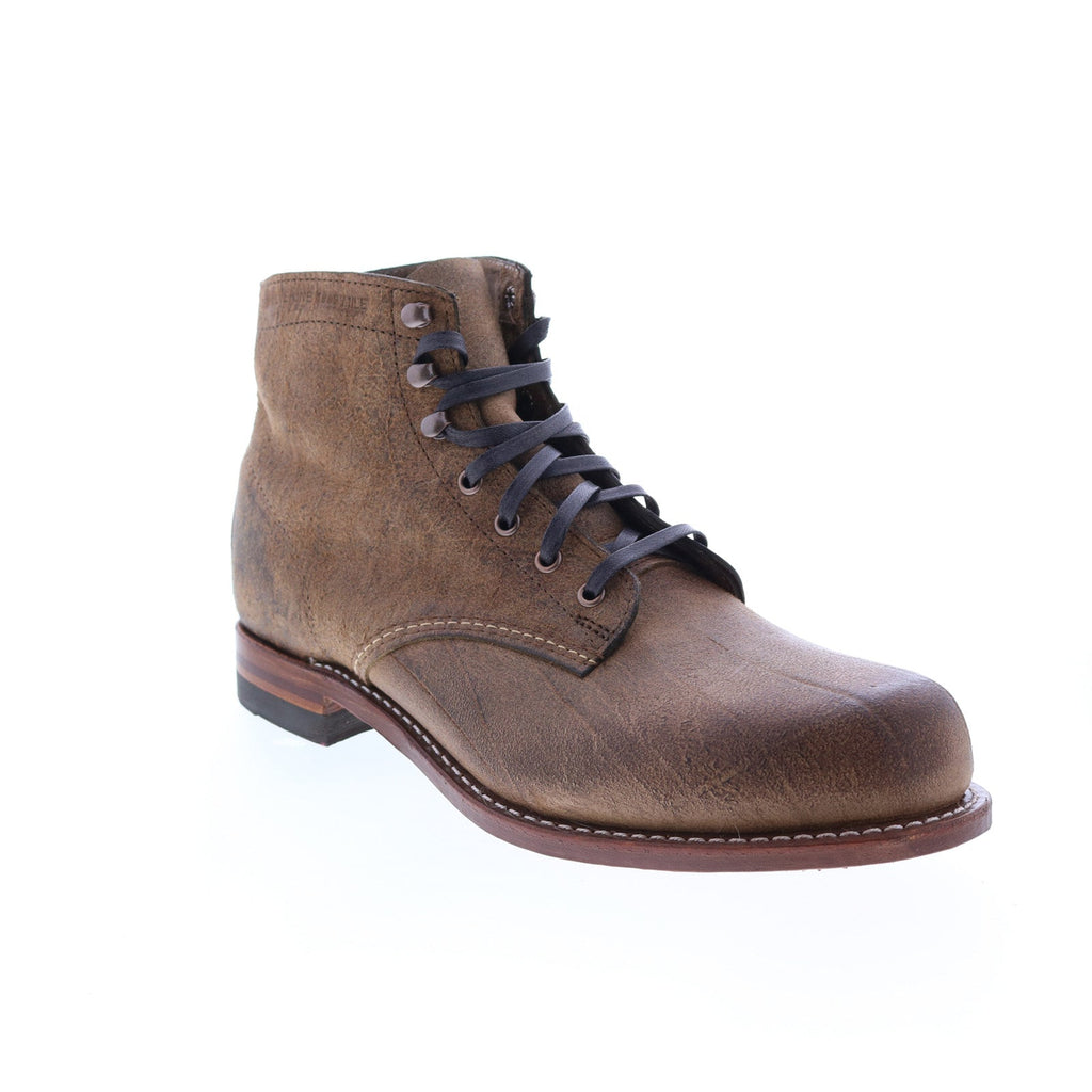 Wolverine 1000 Mile Rough Out Boot W40304 Mens Brown Casual Dress Boot