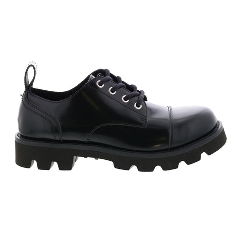 Diesel D-Konba LC Y02856-P4471-T8013 Mens Black Leather Oxfords Casual Shoes