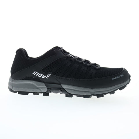 Inov-8 Roclite 280 000093-BKGY Mens Black Mesh Lace Up Athletic Hiking Shoes