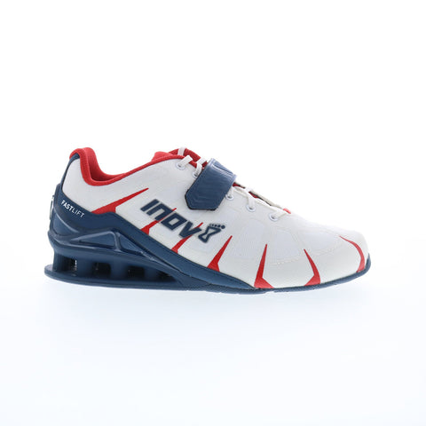 Inov-8 Fastlift 360 000918-WHNYRD Mens White Athletic Weightlifting Shoes