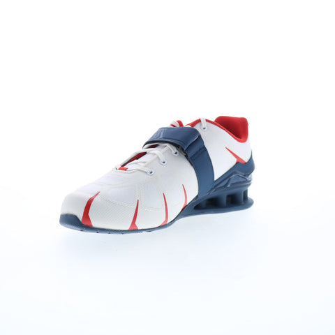Inov-8 Fastlift 360 000918-WHNYRD Mens White Athletic Weightlifting Shoes