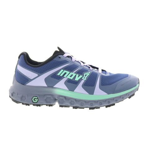 Inov-8 TrailFly Ultra G 300 Max Womens Blue Mesh Athletic Hiking Shoes