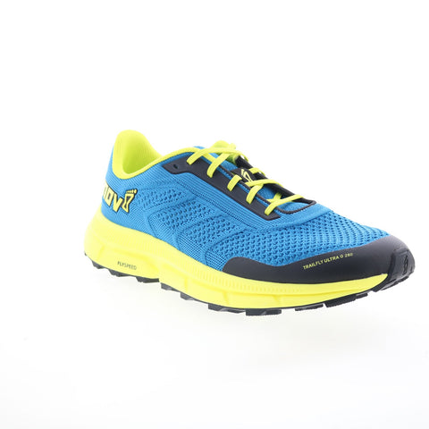 Inov-8 TrailFly Ultra G 280 001077-BLYW Mens Blue Athletic Hiking Shoes