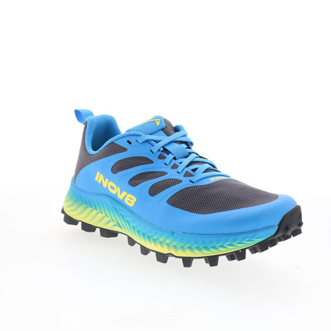 Inov-8 MudTalon 001144-DGBLYW Mens Blue Wide Synthetic Athletic Hiking Shoes