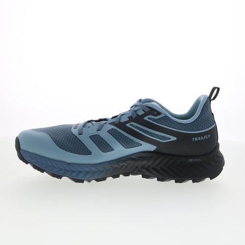 Inov-8 TrailFly 001148-BGBKST Mens Blue Synthetic Athletic Hiking Shoes