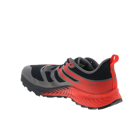 Inov-8 TrailFly 001148-BKFRDG Mens Black Wide Synthetic Athletic Hiking Shoes