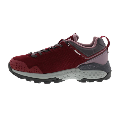 Garmont Groove G-Dry 002599 Womens Red Leather Lace Up Athletic Hiking Shoes