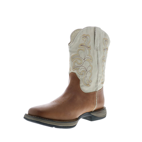 Roper Wilder 09-020-1680-3100 TA Mens Brown Wide Cowboy Western Boots