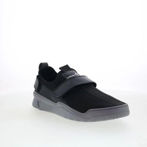 Pajar Yale 55552 Mens Black Leather Strap Lifestyle Sneakers Shoes