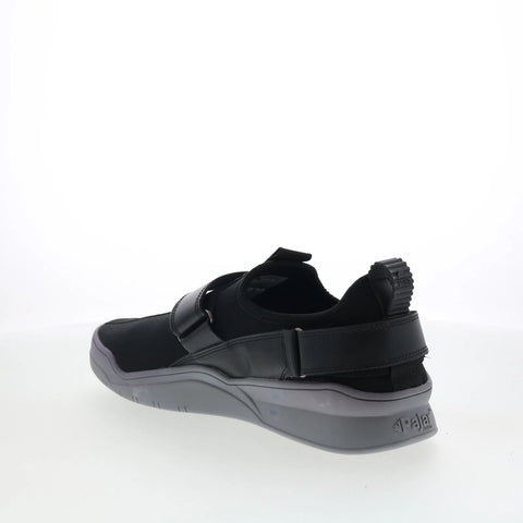 Pajar Yale 55552 Mens Black Leather Strap Lifestyle Sneakers Shoes