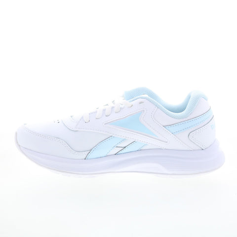 Reebok Walk Ultra 7 DMX MAX Womens White Leather Lifestyle Sneakers Shoes