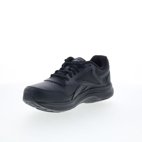 Reebok Walk Ultra 7 DMX Max Wide D Womens Black Wide Sneakers Shoes