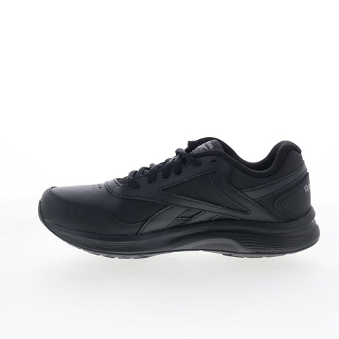 Reebok Walk Ultra 7 DMX Max Wide D Womens Black Wide Sneakers Shoes