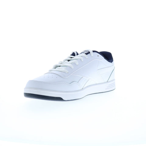 Reebok Court Advance Mens White Leather Lifestyle Sneakers Shoes