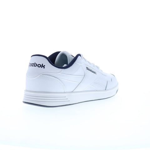 Reebok Court Advance Mens White Leather Lifestyle Sneakers Shoes
