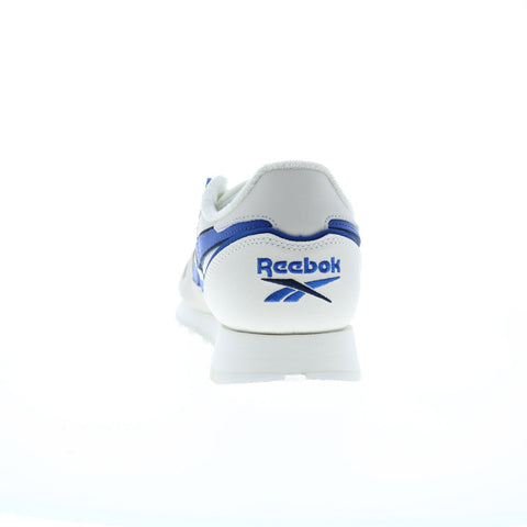 Reebok Classic Leather Mens Beige Leather Lace Up Lifestyle Sneakers Shoes