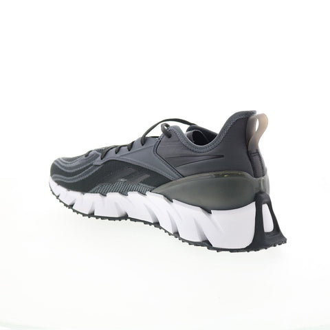 Reebok Zig Kinetica 3 Mens Gray Canvas Lace Up Lifestyle Sneakers Shoes