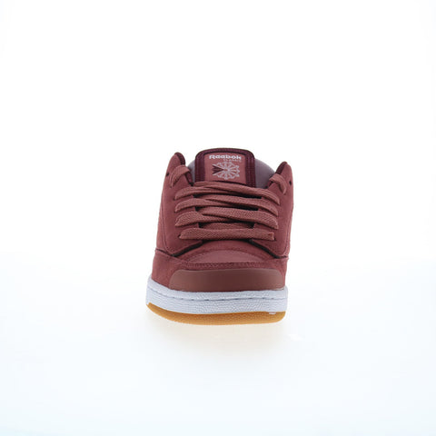 Reebok Club C Bulc Mens Burgundy Suede Lace Up Lifestyle Sneakers Shoes