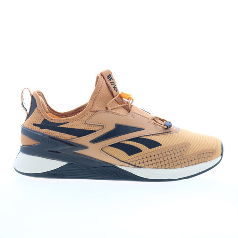 Reebok Nano X3 Froning Mens Brown Mesh Athletic Cross Training Shoes