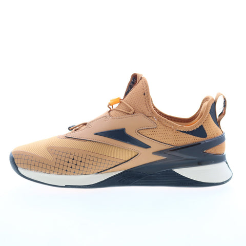 Reebok Nano X3 Froning Mens Brown Mesh Athletic Cross Training Shoes