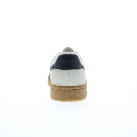 Reebok Club C Grounds UK Mens Beige Suede Lace Up Lifestyle Sneakers Shoes