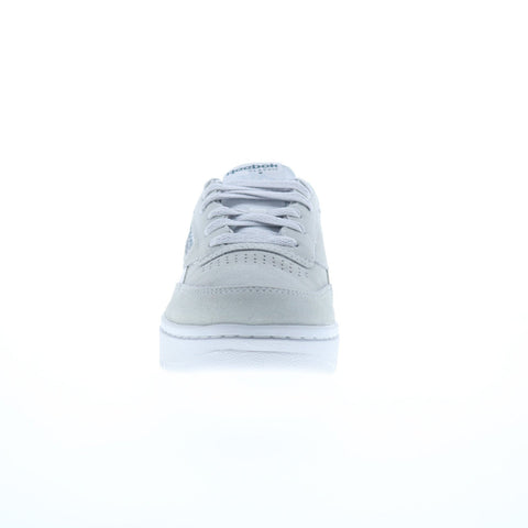 Reebok Club C Double Revenge Womens Gray Suede Lifestyle Sneakers Shoes