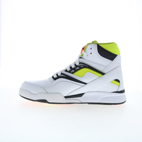 Reebok Pump TZ Mens White Leather Lace Up Lifestyle Sneakers Shoes