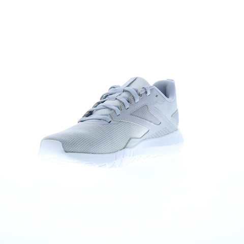 Reebok Flexagon Energy TR 4 Womens Gray Canvas Athletic Cross Training Shoes