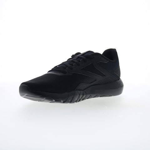 Reebok Flexagon Energy TR 4 Mens Black Canvas Athletic Cross Training Shoes