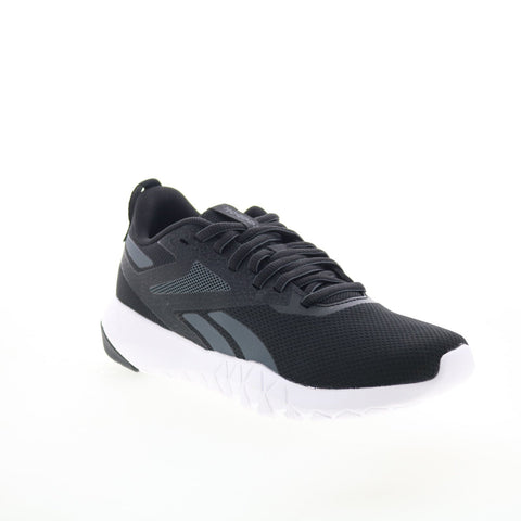 Reebok Flexagon Force 4 Womens Black Mesh Athletic Cross Training Shoes