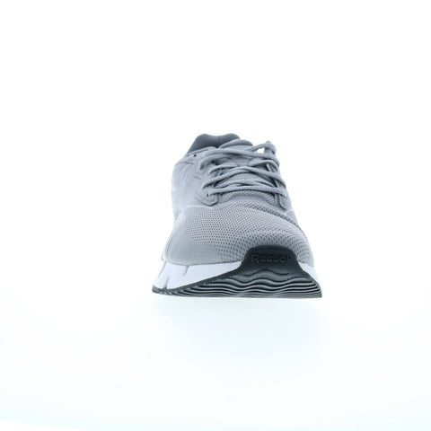 Reebok Zig Dynamica 4 Mens Gray Canvas Lace Up Lifestyle Sneakers Shoes