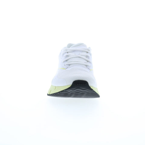Reebok Zig Dynamica 4 Womens White Canvas Lace Up Lifestyle Sneakers Shoes