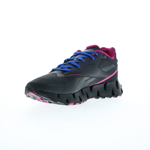 Reebok Zig Dynamica 4 Adventure Womens Black Canvas Lifestyle Sneakers Shoes