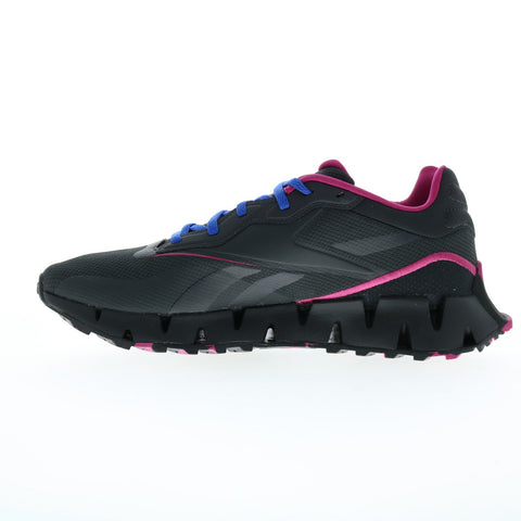 Reebok Zig Dynamica 4 Adventure Womens Black Canvas Lifestyle Sneakers Shoes