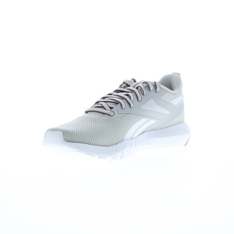 Reebok Flexagon Force 4 Womens Gray Canvas Athletic Cross Training Shoes